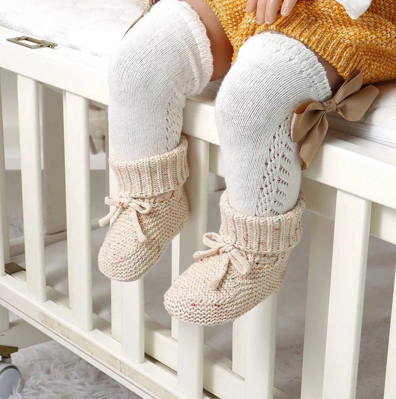 Soft Walker Knit Booties (0 - 12 Months) - Mimou Babywear