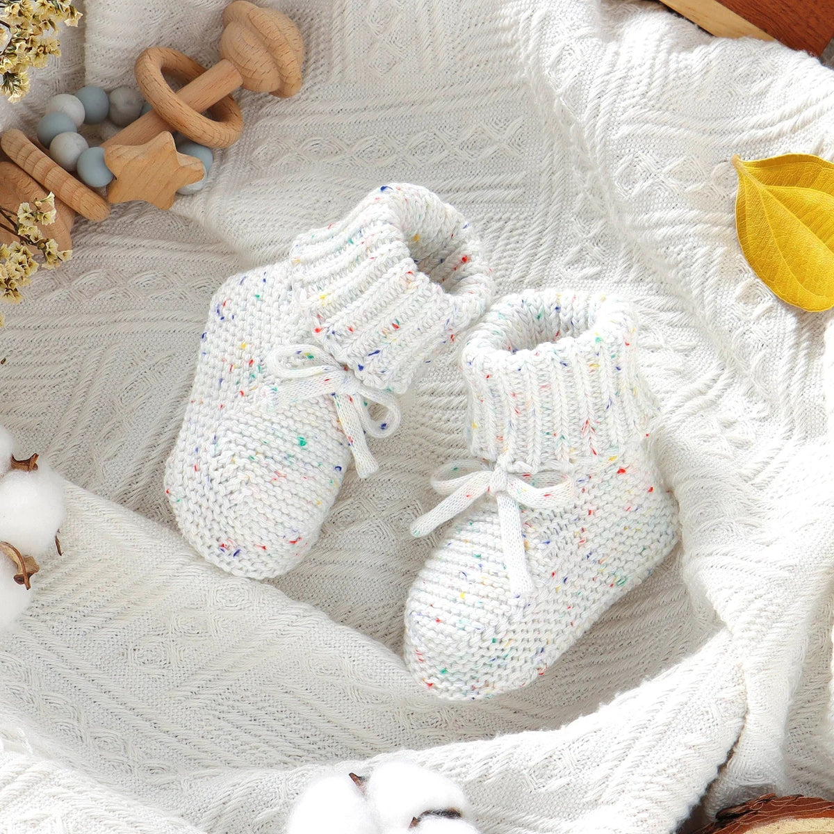 Soft Walker Knit Booties (0 - 12 Months) - Mimou Babywear