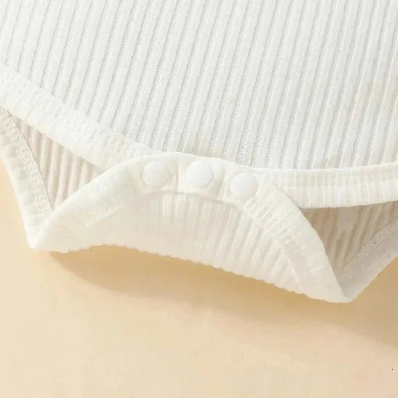 Teddy Bear Plaid Bow Romper (3 - 24 Months) - Mimou Babywear