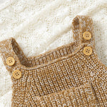 The Autumn Knit Sleeveless Romper (0–24M) - Mimou Babywear