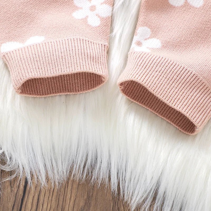 The Blossom Knit Romper (0–24 Months) - Mimou Babywear