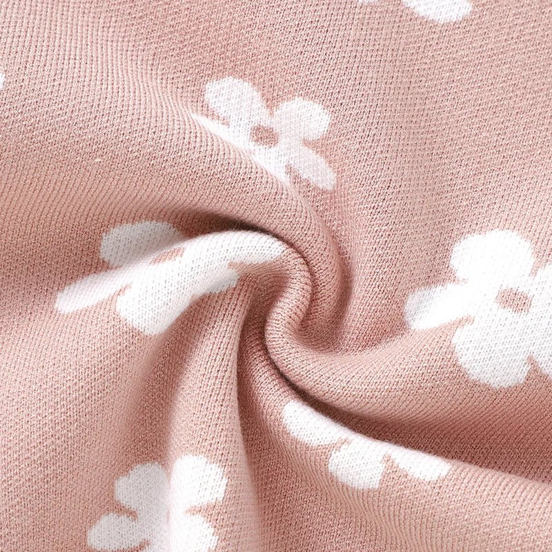 The Blossom Knit Romper (0–24 Months) - Mimou Babywear