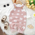 The Blossom Knit Romper (0–24 Months) - Mimou Babywear