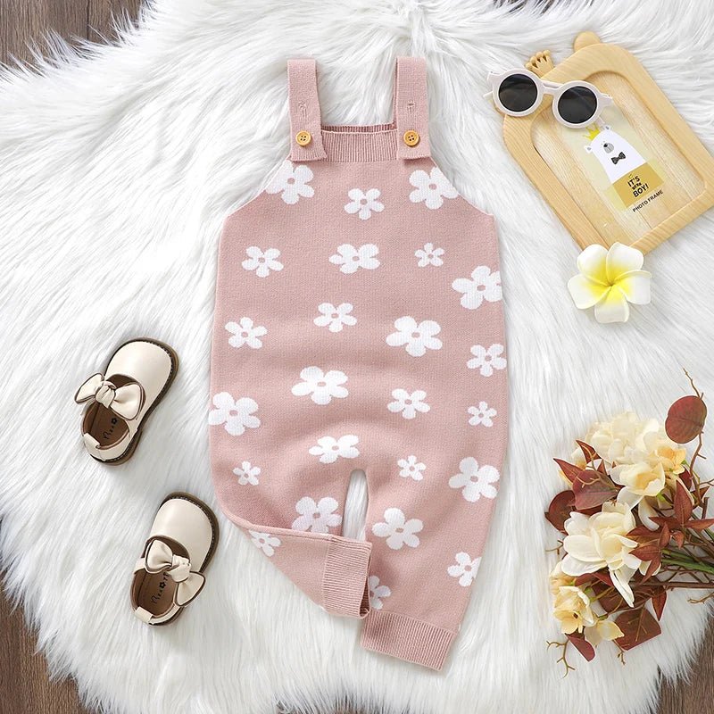 The Blossom Knit Romper (0–24 Months) - Mimou Babywear