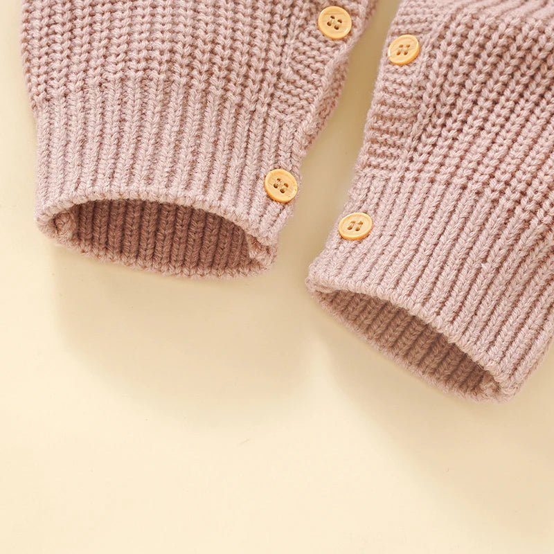 The Butterfly Knit Sleeveless Romper (0–24 Months) - Mimou Babywear