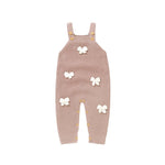 The Butterfly Knit Sleeveless Romper (0–24 Months) - Mimou Babywear