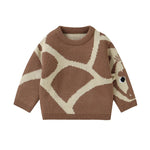 The Cozy Giraffe Knit Sweater (6M–3Y) - Mimou Babywear