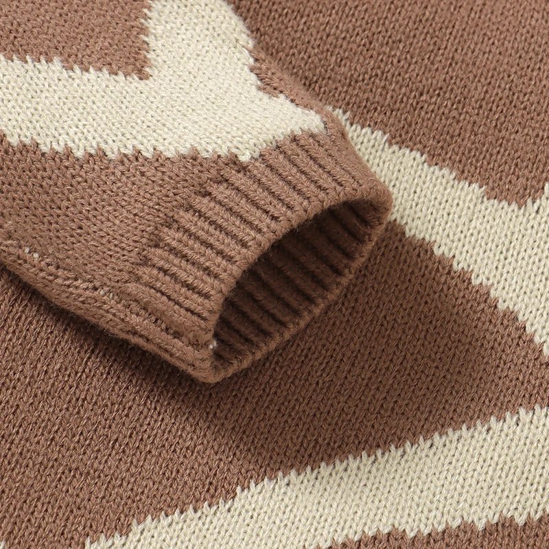 The Cozy Giraffe Knit Sweater (6M–3Y) - Mimou Babywear