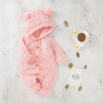 The Cozy Pom - Pom Knit Romper (3–24 Months) - Mimou Babywear