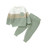 The Cozy Stripe Knit Set (6–36 Months) - Mimou Babywear