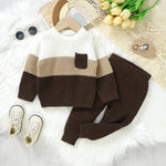 The Cozy Stripe Knit Set (6–36 Months) - Mimou Babywear