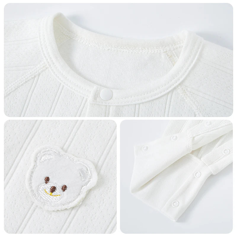 The Feather - Soft Cotton Sleepsuit (0 - 18 Months) - Mimou Babywear