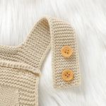 The Floral Dream Knitted Romper (0–24 Months) - Mimou Babywear