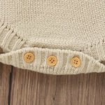 The Floral Dream Knitted Romper (0–24 Months) - Mimou Babywear