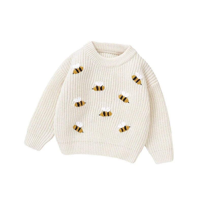 The Honeybee Knit Sweater (9–36 Months) - Mimou Babywear