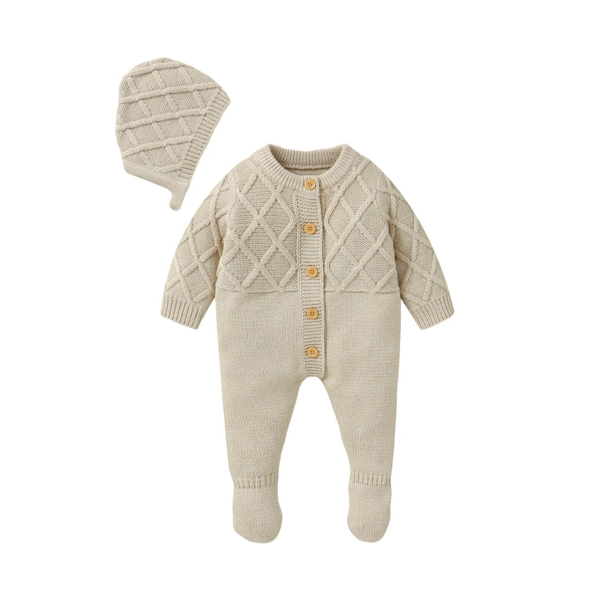 The Little Explorer Footed Romper (0 - 9 Months) - Mimou Babywear