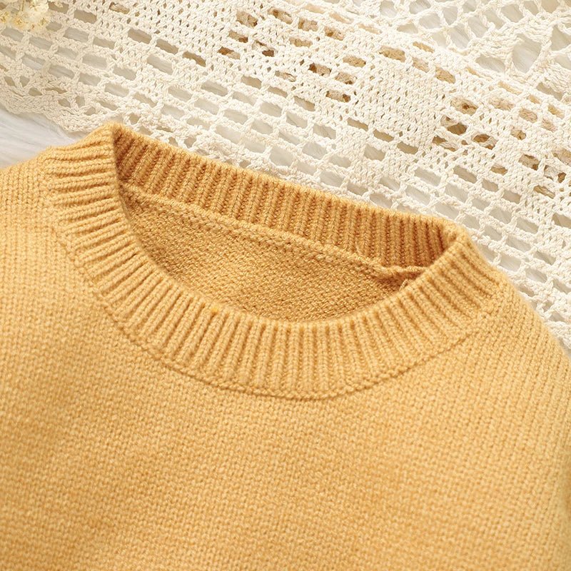 The Little Lion Knit Sweater (6M–3Y) - Mimou Babywear