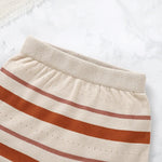 The “Soft Stripes” Knit Romper (0–9 Months) - Mimou Babywear