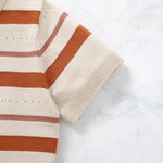 The “Soft Stripes” Knit Romper (0–9 Months) - Mimou Babywear