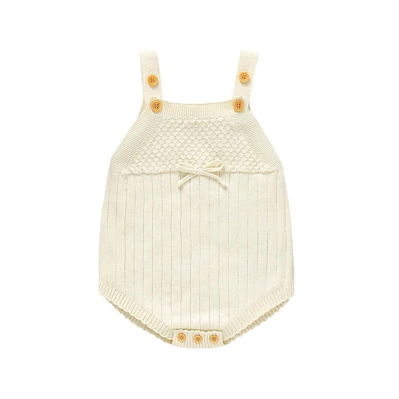 The Summer Knit Romper (0–24 Months) - Mimou Babywear