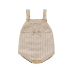 The Summer Knit Romper (0–24 Months) - Mimou Babywear