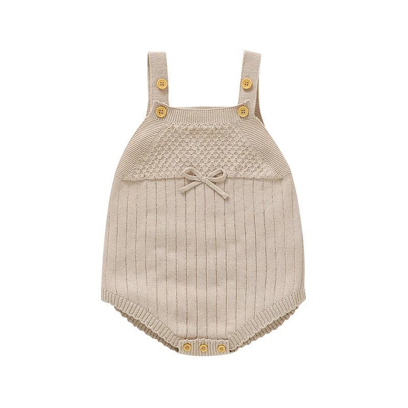 The Summer Knit Romper (0–24 Months) - Mimou Babywear