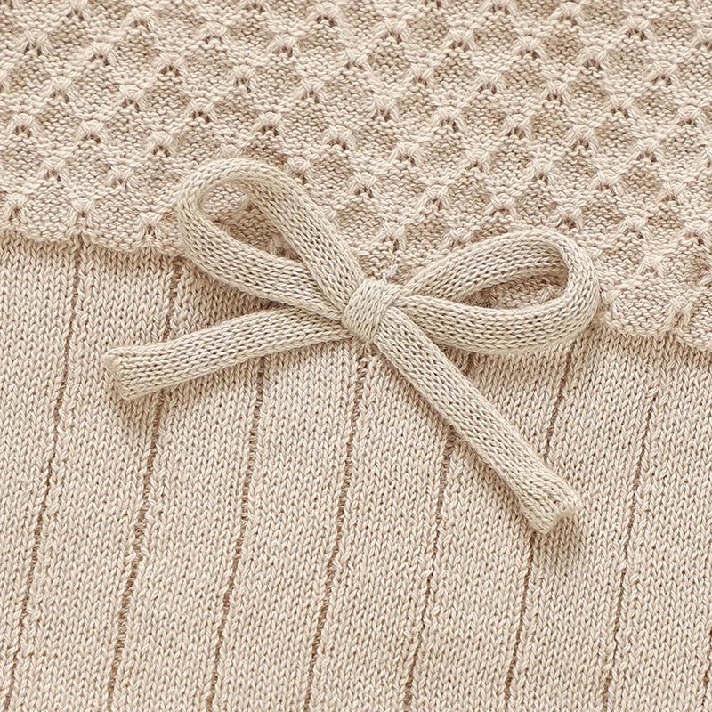 The Summer Knit Romper (0–24 Months) - Mimou Babywear