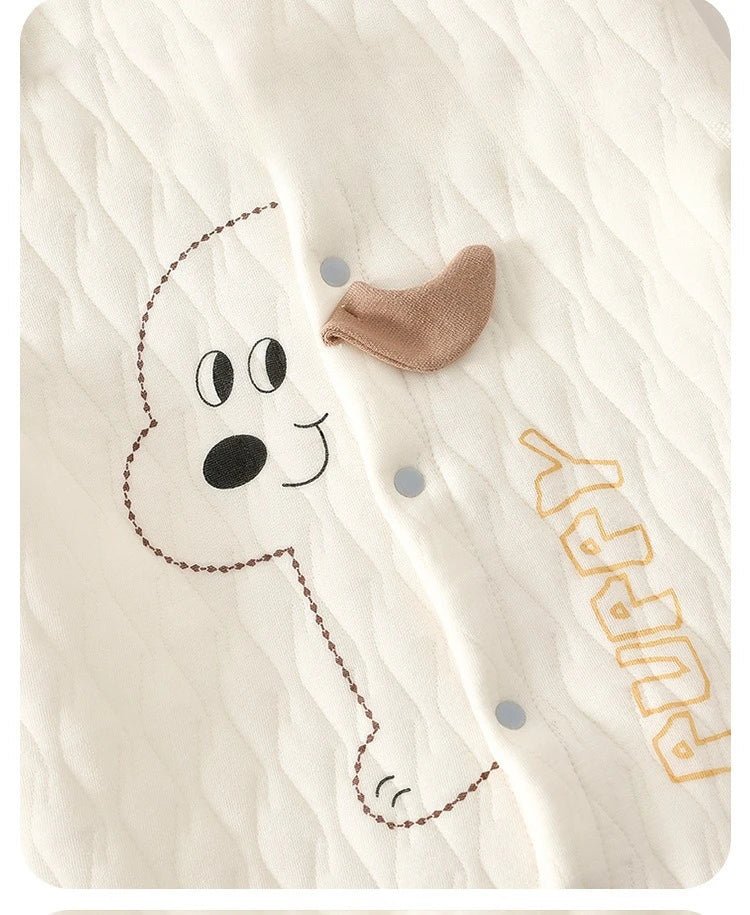 Three - Layer Warm Cotton Jumpsuit (3 - 18 Months) - Mimou Babywear