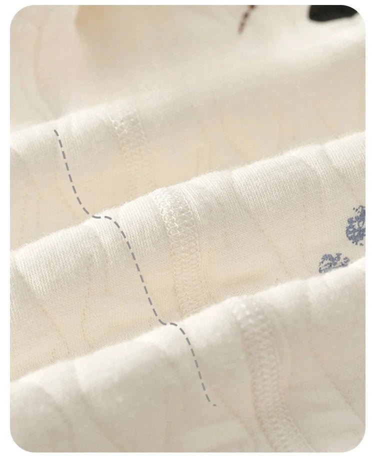 Three - Layer Warm Cotton Jumpsuit (3 - 18 Months) - Mimou Babywear