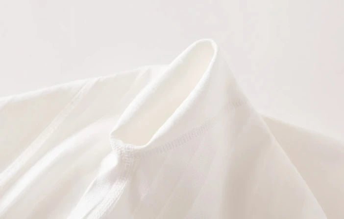 Timeless Striped Cotton Romper (0 - 18 Months) - Mimou Babywear