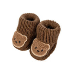 Tiny Bear Knit Socks (0 - 12 Months) - Mimou Babywear