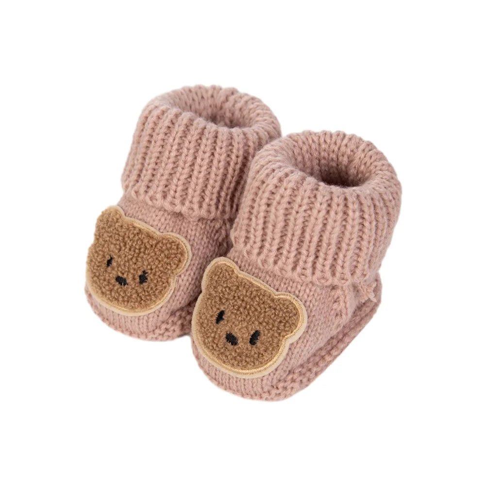 Tiny Bear Knit Socks (0 - 12 Months) - Mimou Babywear