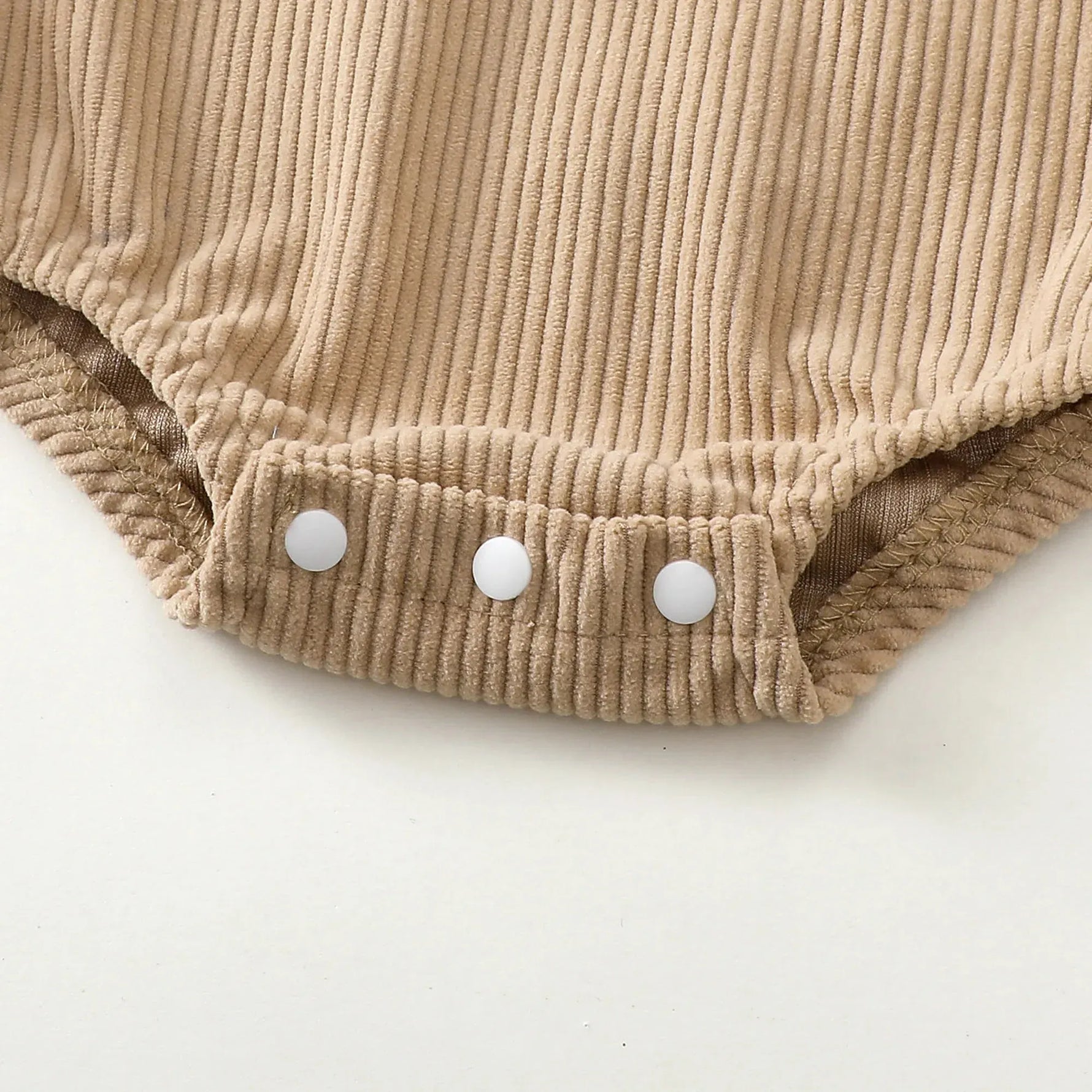 Velvet Duck Embroidered Baby Romper – Soft Cotton Triangle Onesie (0 - 18M) - Mimou Babywear