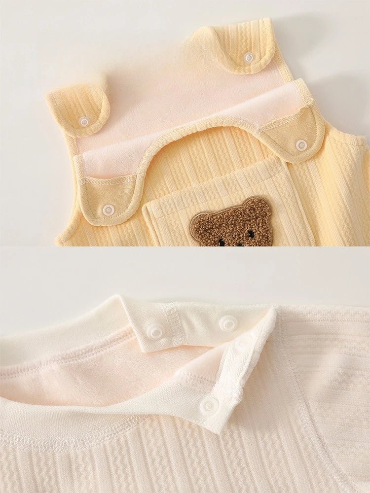 Velvet Top & Suspender Pants Set (2 - Piece, 6M - 2Y) - Mimou Babywear