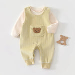 Velvet Top & Suspender Pants Set (2 - Piece, 6M - 2Y) - Mimou Babywear